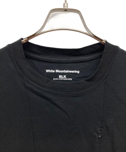 WHITE MOUNTAINEERING（ホワイトマウンテ二アニング）WHITE MOUNTAINEERING (ホワイトマウンテ二アニング) SIDE POCKET TーSHIRT ブラック サイズ:2の古着・服飾アイテム