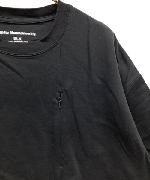 WHITE MOUNTAINEERING（ホワイトマウンテ二アニング）WHITE MOUNTAINEERING (ホワイトマウンテ二アニング) SIDE POCKET TーSHIRT ブラック サイズ:2の古着・服飾アイテム