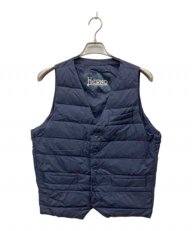 中古・古着通販】HERNO (ヘルノ) LEGEND ダウンベスト ネイビー サイズ