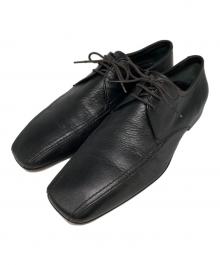 PRADA（プラダ）の古着「3ホールシューズ/レザーシューズ」｜ブラック