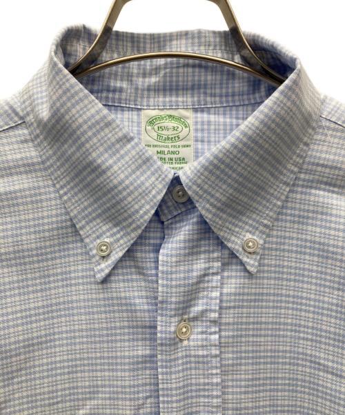 BROOKS BROTHERS（ブルックスブラザーズ）BROOKS BROTHERS (ブルックスブラザーズ) チェックBDシャツ ブルー サイズ:15 1/2の古着・服飾アイテム