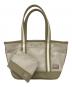 PORTER GIRL（ポーターガール）の古着「BOYFRIEND TOTE CHAMBRAY」｜ベージュ×カーキ