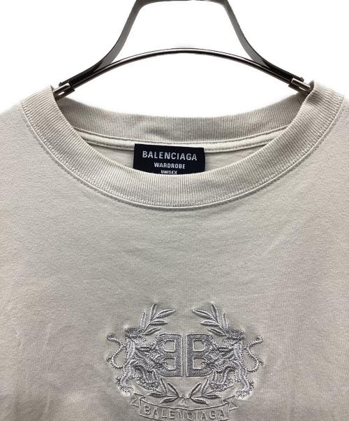 BALENCIAGA（バレンシアガ）BALENCIAGA (バレンシアガ) LION'S LAUREL TEE ベージュ サイズ:XXSの古着・服飾アイテム