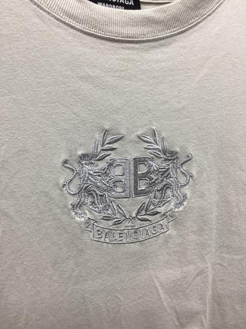 BALENCIAGA（バレンシアガ）BALENCIAGA (バレンシアガ) LION'S LAUREL TEE ベージュ サイズ:XXSの古着・服飾アイテム