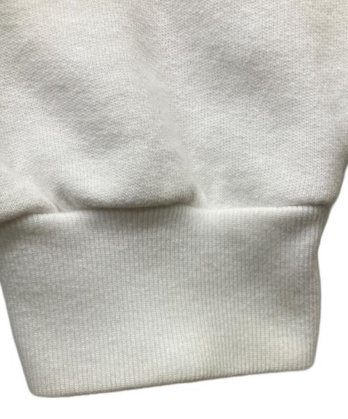 BALENCIAGA（バレンシアガ）BALENCIAGA (バレンシアガ) フロントBBピクセルロゴプリントプルオーバーパーカー ホワイト サイズ:XSの古着・服飾アイテム