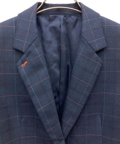 PAUL SMITH（ポールスミス）PAUL SMITH (ポールスミス) チェック柄2Bジャケット ネイビー サイズ:42の古着・服飾アイテム