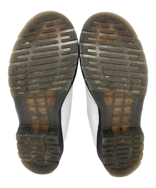 Dr.Martens（ドクターマーチン）Dr.Martens (ドクターマーチン) クロコ型押し 3ホールシューズ ホワイト サイズ:UK4の古着・服飾アイテム