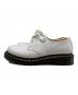 Dr.Martens (ドクターマーチン) クロコ型押し 3ホールシューズ ホワイト サイズ:UK4：7000円