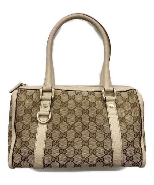GUCCI（グッチ）GUCCI (グッチ) GGキャンバス ミニボストンバッグ ベージュ サイズ:記載なしの古着・服飾アイテム