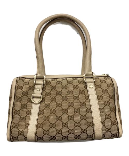 GUCCI（グッチ）GUCCI (グッチ) GGキャンバス ミニボストンバッグ ベージュ サイズ:記載なしの古着・服飾アイテム