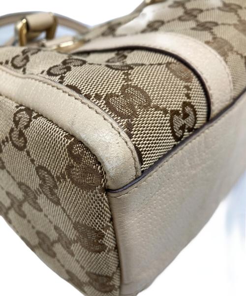 GUCCI（グッチ）GUCCI (グッチ) GGキャンバス ミニボストンバッグ ベージュ サイズ:記載なしの古着・服飾アイテム