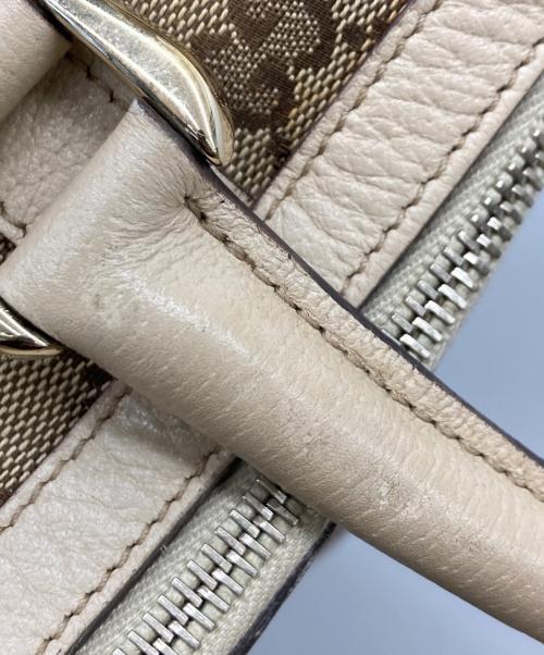 GUCCI（グッチ）GUCCI (グッチ) GGキャンバス ミニボストンバッグ ベージュ サイズ:記載なしの古着・服飾アイテム