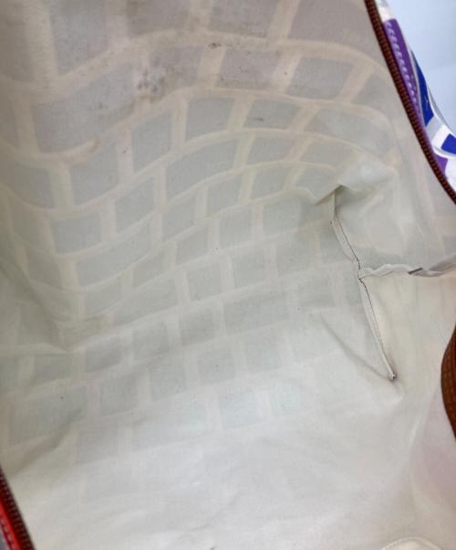 LONGCHAMP（ロンシャン）LONGCHAMP (ロンシャン) JEREMY SCOTT (ジェレミー スコット) キーボード柄トートバッグ マルチカラーの古着・服飾アイテム