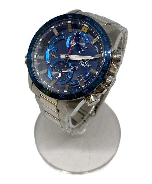 CASIO（カシオ）CASIO (カシオ) EDIFICE タフソーラークロノグラフウォッチ ネイビー サイズ:記載なしの古着・服飾アイテム