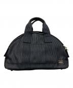 PORTERポーター）の古着「DRAWING BOSTON BAG」｜ブラック