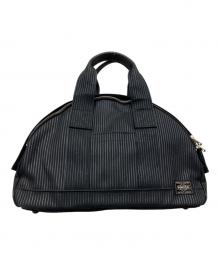 PORTER（ポーター）の古着「DRAWING BOSTON BAG」｜ブラック