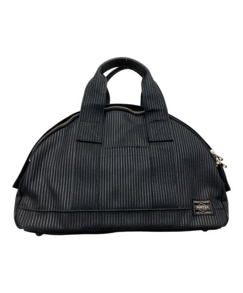 PORTER（ポーター）PORTER (ポーター) DRAWING BOSTON BAG ブラックの古着・服飾アイテム
