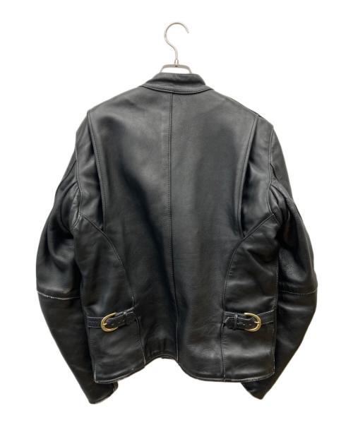 VANSON（バンソン）VANSON (バンソン) TYPE-B シングルライダース レザージャケット ブラック サイズ:38の古着・服飾アイテム