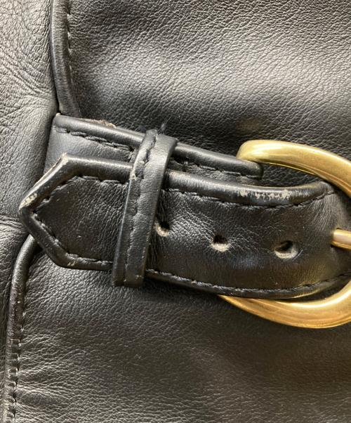 VANSON（バンソン）VANSON (バンソン) TYPE-B シングルライダース レザージャケット ブラック サイズ:38の古着・服飾アイテム