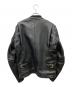 VANSON (バンソン) TYPE-B シングルライダース レザージャケット ブラック サイズ:38：30000円
