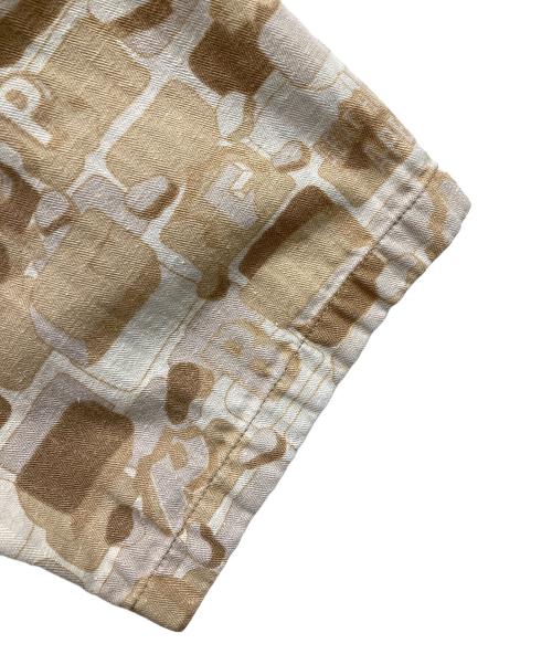 BAPE BY A BATHING APE（ベイプバイアベイシングエイプ）BAPE BY A BATHING APE (ベイプバイアベイシングエイプ) MODERN EQUIPMENT カモ柄半袖シャツ カーキ サイズ:Mの古着・服飾アイテム