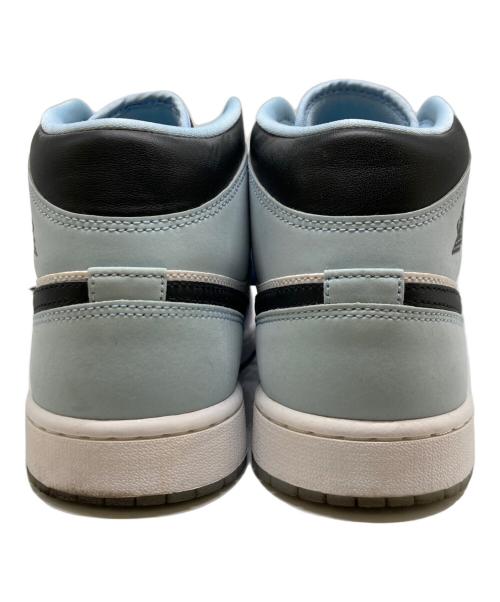 NIKE（ナイキ）NIKE (ナイキ) AIR JORDAN 1 MID ICE BLUE NUBUCK ホワイト×スカイブルー サイズ:28の古着・服飾アイテム
