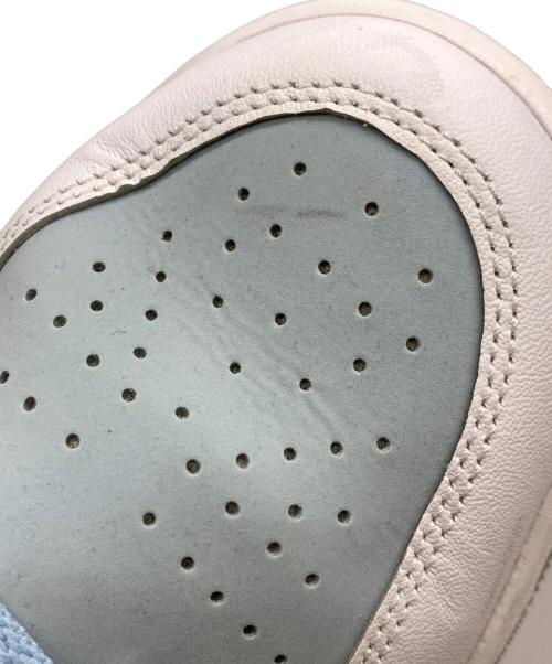 NIKE（ナイキ）NIKE (ナイキ) AIR JORDAN 1 MID ICE BLUE NUBUCK ホワイト×スカイブルー サイズ:28の古着・服飾アイテム