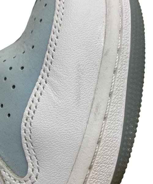 NIKE（ナイキ）NIKE (ナイキ) AIR JORDAN 1 MID ICE BLUE NUBUCK ホワイト×スカイブルー サイズ:28の古着・服飾アイテム