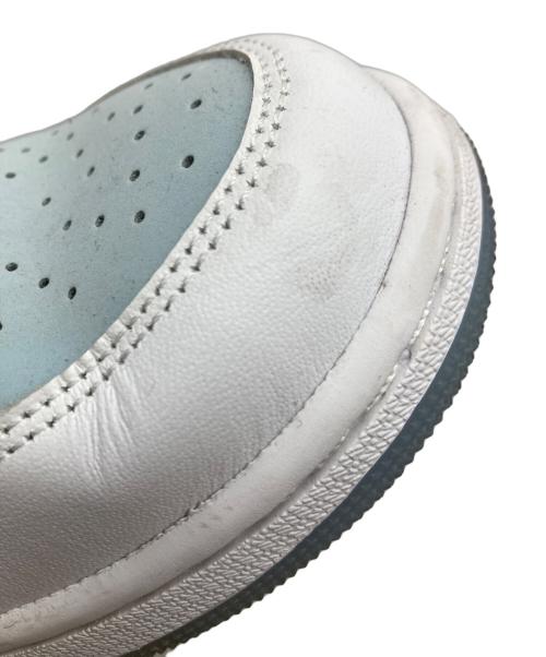 NIKE（ナイキ）NIKE (ナイキ) AIR JORDAN 1 MID ICE BLUE NUBUCK ホワイト×スカイブルー サイズ:28の古着・服飾アイテム