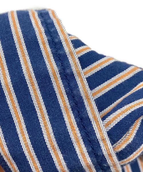 Vivienne Westwood RED LABEL（ヴィヴィアンウエストウッドレッドレーベル）Vivienne Westwood RED LABEL (ヴィヴィアンウエストウッドレッドレーベル) ラウンドカラーストライプシャツ ネイビー サイズ:1の古着・服飾アイテム