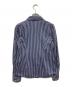 Vivienne Westwood RED LABEL (ヴィヴィアンウエストウッドレッドレーベル) ラウンドカラーストライプシャツ ネイビー サイズ:1：7000円