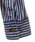 中古・古着 Vivienne Westwood RED LABEL (ヴィヴィアンウエストウッドレッドレーベル) ラウンドカラーストライプシャツ ネイビー サイズ:1：7000円