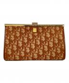 Christian Diorクリスチャン ディオール）の古着「トロッター がま口ポーチ」｜ブラウン