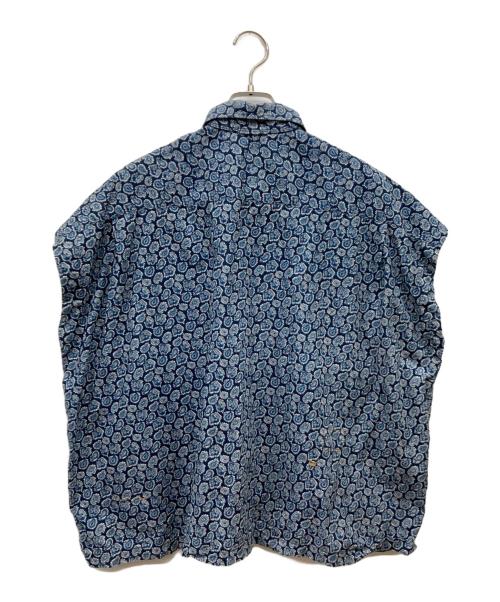 45R（フォーティファイブ・アール）45R (フォーティファイブ・アール) ペイズリーの8ノット馬アロハシャツ インディゴ サイズ:ｰの古着・服飾アイテム