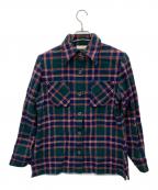 PENDLETONペンドルトン）の古着「70’S ウールチェックジャケット」｜グリーン×ネイビー