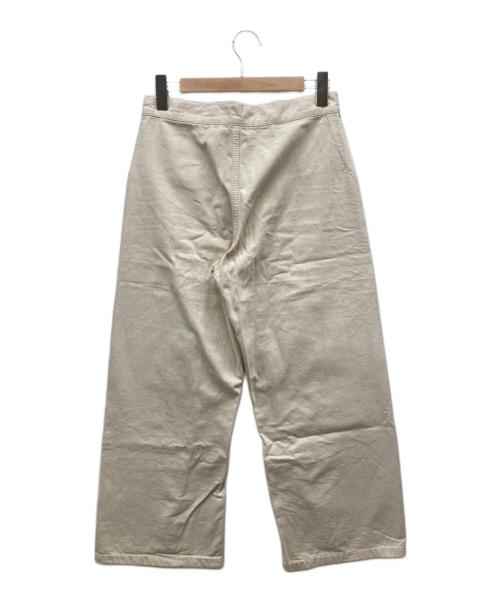 TAO COMME des GARCONS（タオ コムデギャルソン）TAO COMME des GARCONS (タオ コムデギャルソン) メタルボタンワイドデニムパンツ ベージュ サイズ:Sの古着・服飾アイテム