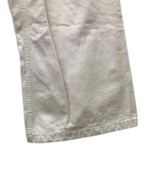 TAO COMME des GARCONS（タオ コムデギャルソン）TAO COMME des GARCONS (タオ コムデギャルソン) メタルボタンワイドデニムパンツ ベージュ サイズ:Sの古着・服飾アイテム