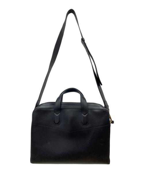 ALFRED DUNHILL（アルフレッド・ダンヒル）ALFRED DUNHILL (アルフレッド・ダンヒル) 2WAYレザーブリーフケース ブラックの古着・服飾アイテム