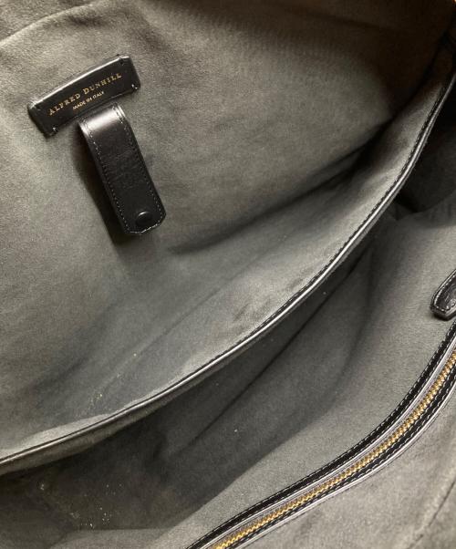 ALFRED DUNHILL（アルフレッド・ダンヒル）ALFRED DUNHILL (アルフレッド・ダンヒル) 2WAYレザーブリーフケース ブラックの古着・服飾アイテム