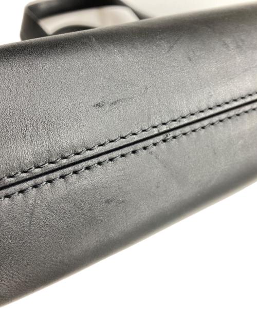 ALFRED DUNHILL（アルフレッド・ダンヒル）ALFRED DUNHILL (アルフレッド・ダンヒル) 2WAYレザーブリーフケース ブラックの古着・服飾アイテム