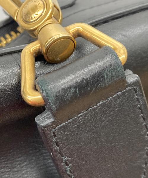 ALFRED DUNHILL（アルフレッド・ダンヒル）ALFRED DUNHILL (アルフレッド・ダンヒル) 2WAYレザーブリーフケース ブラックの古着・服飾アイテム