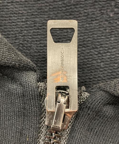 BURBERRY LONDON（バーバリーロンドン）BURBERRY LONDON (バーバリーロンドン) ヴィンテージチェックパネル コットンフーディ ブラック×ベージュ サイズ:Mの古着・服飾アイテム