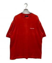 BALENCIAGA（バレンシアガ）の古着「BB Corp Medium Fit Tee」｜レッド