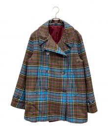 marton mills（マートンミルズ）の古着「ウォレスタータンPコート」｜スカイブルー