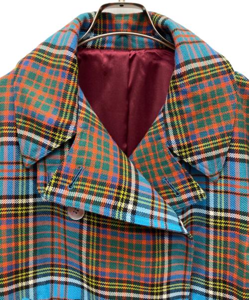 marton mills（マートンミルズ）MARTON MILLS (マートンミルズ) ウォレスタータンPコート スカイブルー サイズ:ｰの古着・服飾アイテム