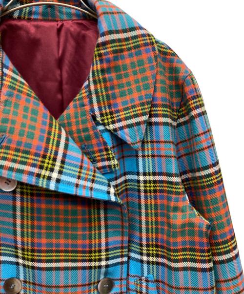 marton mills（マートンミルズ）MARTON MILLS (マートンミルズ) ウォレスタータンPコート スカイブルー サイズ:ｰの古着・服飾アイテム