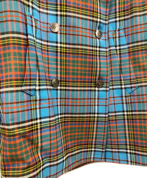 marton mills（マートンミルズ）MARTON MILLS (マートンミルズ) ウォレスタータンPコート スカイブルー サイズ:ｰの古着・服飾アイテム