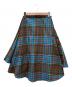 MARTON MILLS（マートンミルズ）の古着「アンダーソンタータンマルスカート」｜スカイブルー