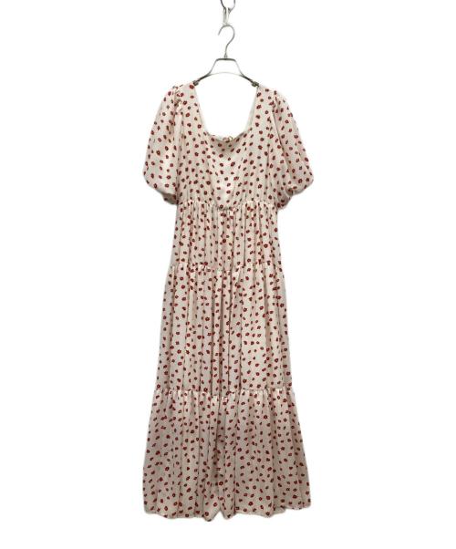 Sister Jane（シスタージェーン）Sister Jane (シスタージェーン) フラワーワンピース ホワイト×レッド サイズ:-の古着・服飾アイテム