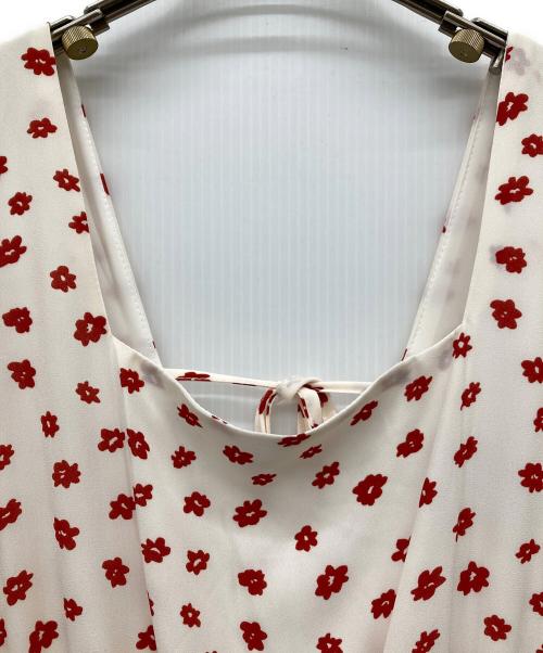 Sister Jane（シスタージェーン）Sister Jane (シスタージェーン) フラワーワンピース ホワイト×レッド サイズ:-の古着・服飾アイテム